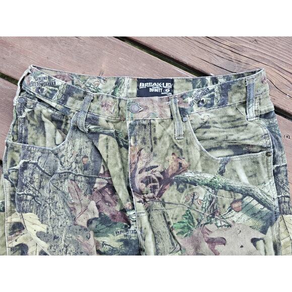Mossy Oak Break Up Infinity Camo Pants Jeans Double Knee Men’s 32/30 - Picture 3 of 9